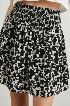 ADDISON SKIRT - EBONY TEXTURE|Rails Cheap