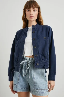 ALMA JACKET - NAVY|Rails Outlet