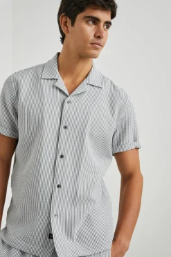 AMALFI SHIRT - FADED SEERSUCKER|Rails Sale