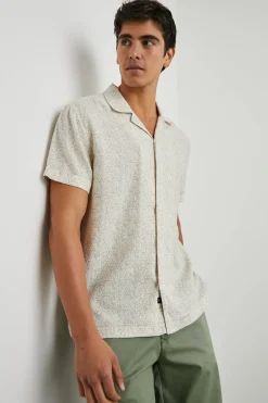 AMALFI SHIRT - PAINTED TILE KHAKI|Rails Cheap