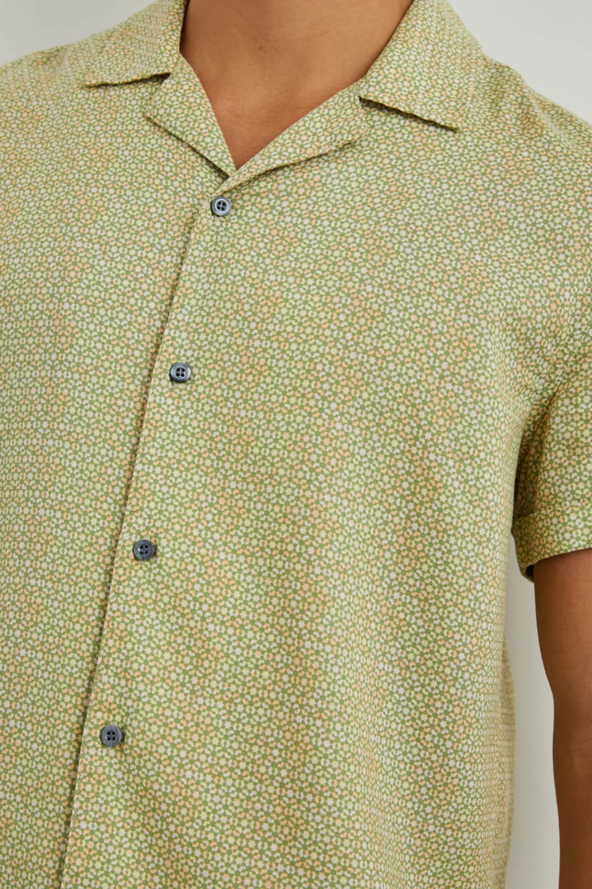 AMALFI SHIRT - PAINTED TILE MATCHA|Rails Flash Sale