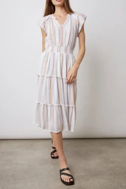 AMELLIA DRESS - MERIDA STRIPE|Rails Online