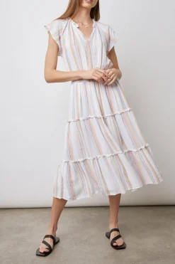 AMELLIA DRESS - MERIDA STRIPE|Rails Online