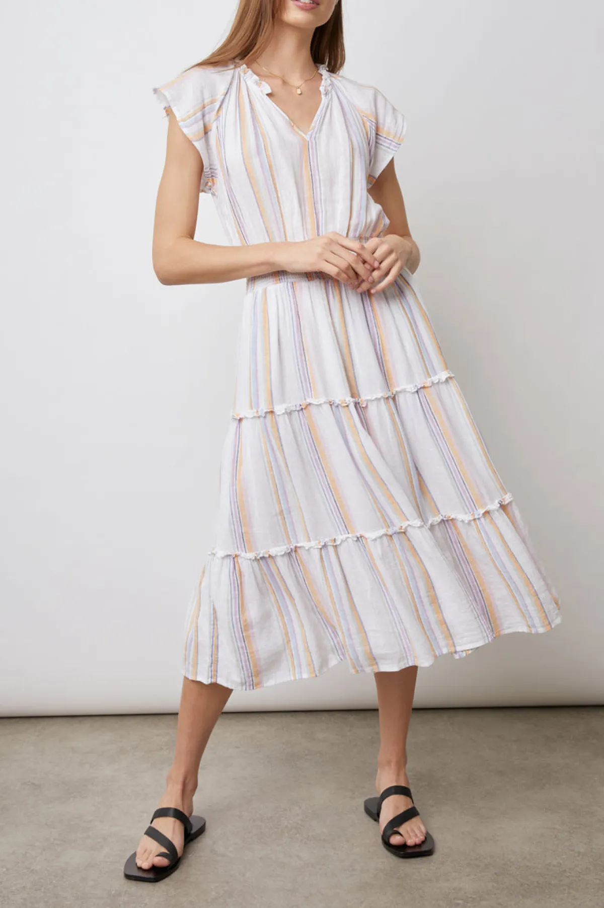 AMELLIA DRESS - MERIDA STRIPE|Rails Online