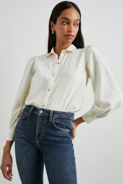 ANGELICA SHIRT - WINTER WHITE|Rails Best