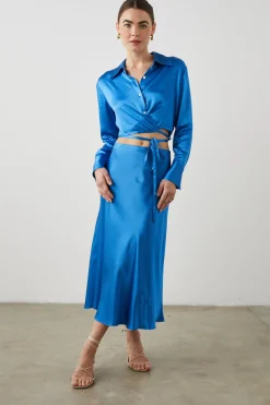 ANYA SKIRT - COBALT|Rails Outlet