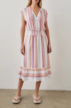 ASHLYN DRESS - HIBISCUS STRIPE|Rails Store