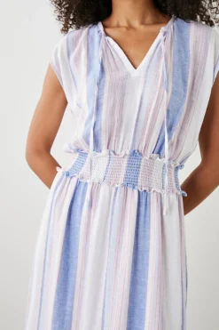ASHLYN DRESS - MARINI STRIPE|Rails New