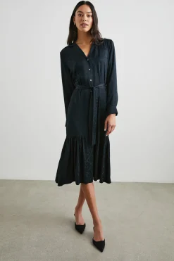 BEATRICE DRESS - ONYX LEOPARD|Rails Hot