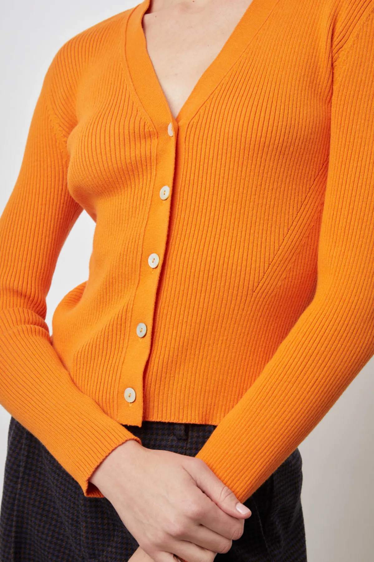 BEAU CARDIGAN - TANGERINE|Rails New