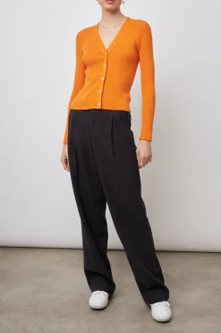 BEAU CARDIGAN - TANGERINE|Rails New