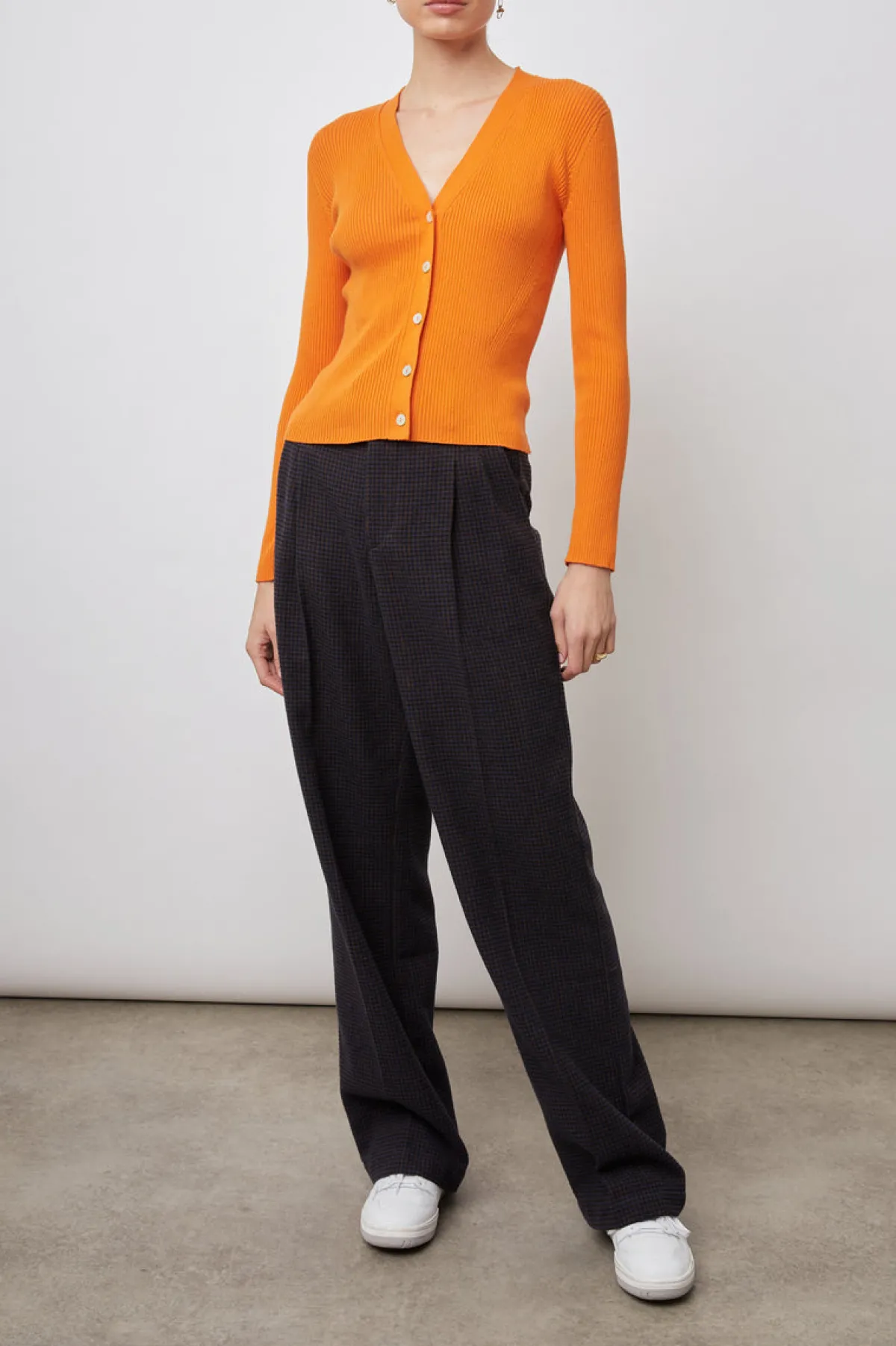 BEAU CARDIGAN - TANGERINE|Rails New