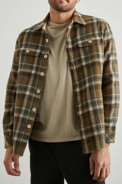 BERKSHIRE SHIRT JACKET - DUTCH SAGE BIRCH|Rails Fashion