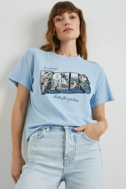 BOYFRIEND T-SHIRT - LOS ANGELES BLUE|Rails Online