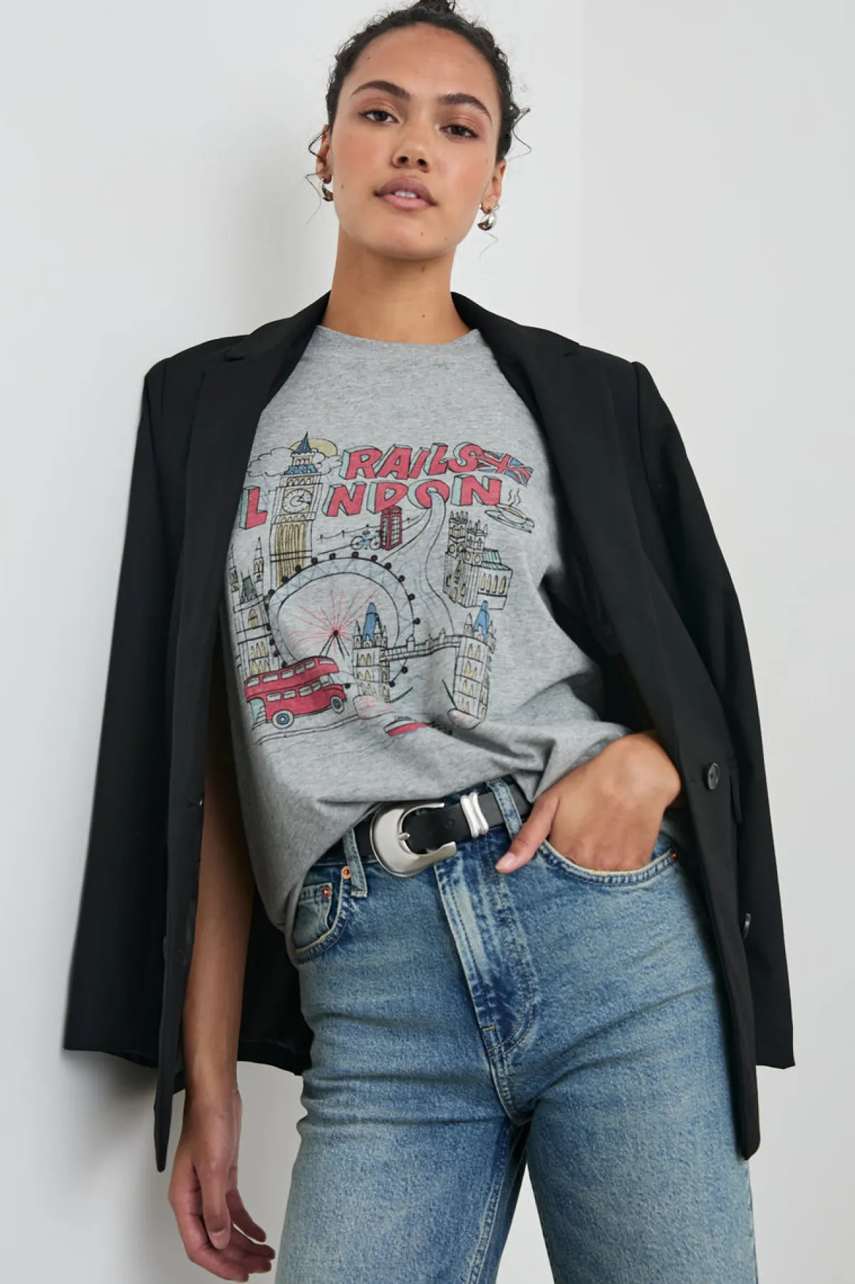 BOYFRIEND T-SHIRT - LONDON|Rails Cheap
