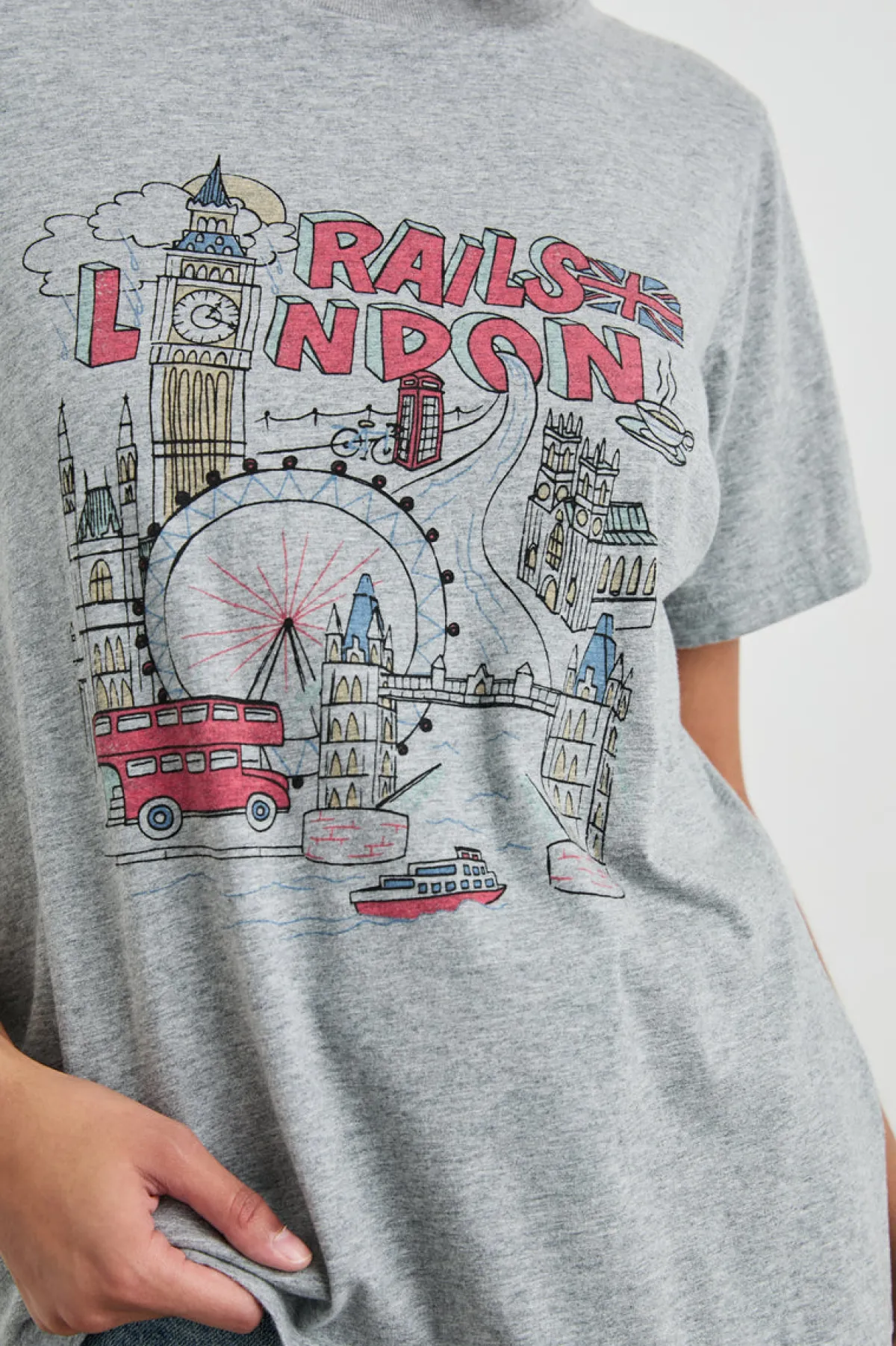BOYFRIEND T-SHIRT - LONDON|Rails Cheap