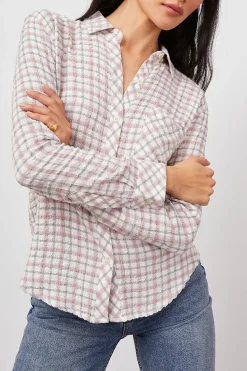 BRADY SHIRT - POWDER STEEL BLUSH|Rails New