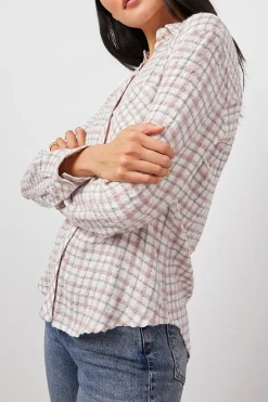 BRADY SHIRT - POWDER STEEL BLUSH|Rails New