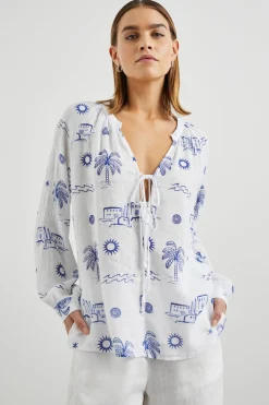 BRIELLE TOP - MYKONOS|Rails Cheap