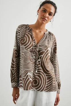 BRIELLE TOP - SWIRLS|Rails Shop