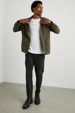 CARDIFF JACKET - DARK OLIVE|Rails Discount