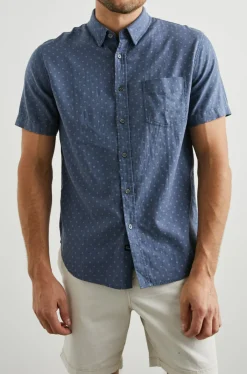 CARSON SHIRT - ADMIRAL BLUE DIAMOND|Rails Hot