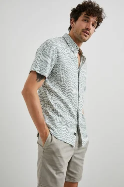 CARSON SHIRT - BAMBU BLOCK KALAMATA|Rails Cheap