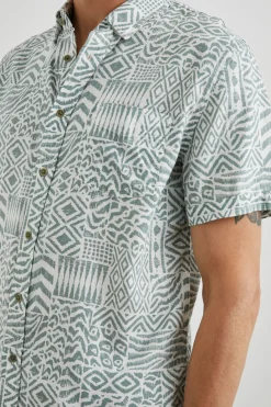 CARSON SHIRT - BAMBU BLOCK KALAMATA|Rails Cheap
