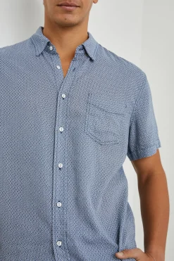 CARSON SHIRT - CROWN JEWEL SAPPHIRE|Rails Discount