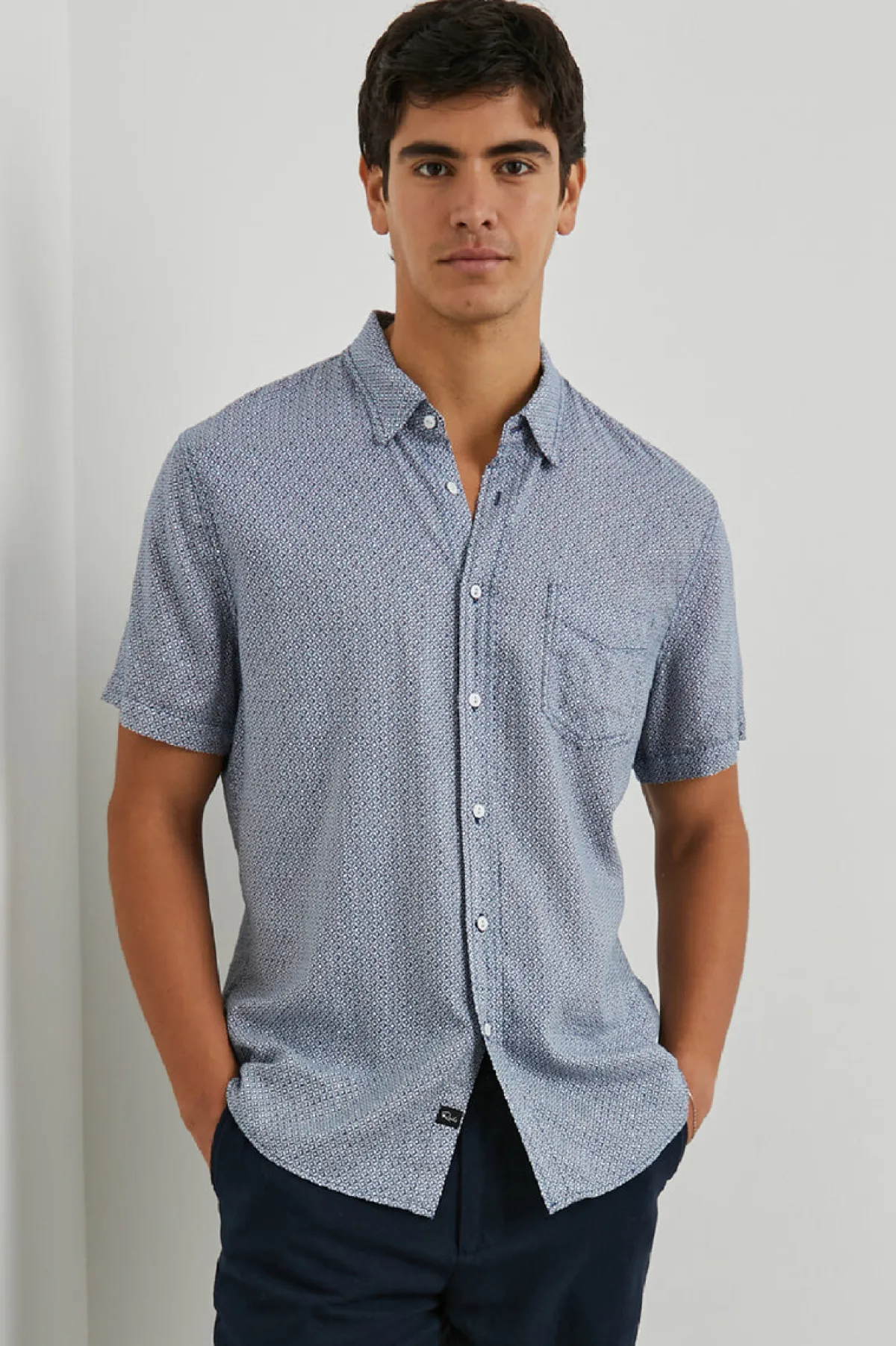 CARSON SHIRT - CROWN JEWEL SAPPHIRE|Rails Discount