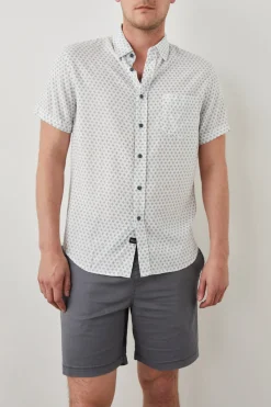 CARSON SHIRT - DIAMOND GEO CREAM|Rails Flash Sale