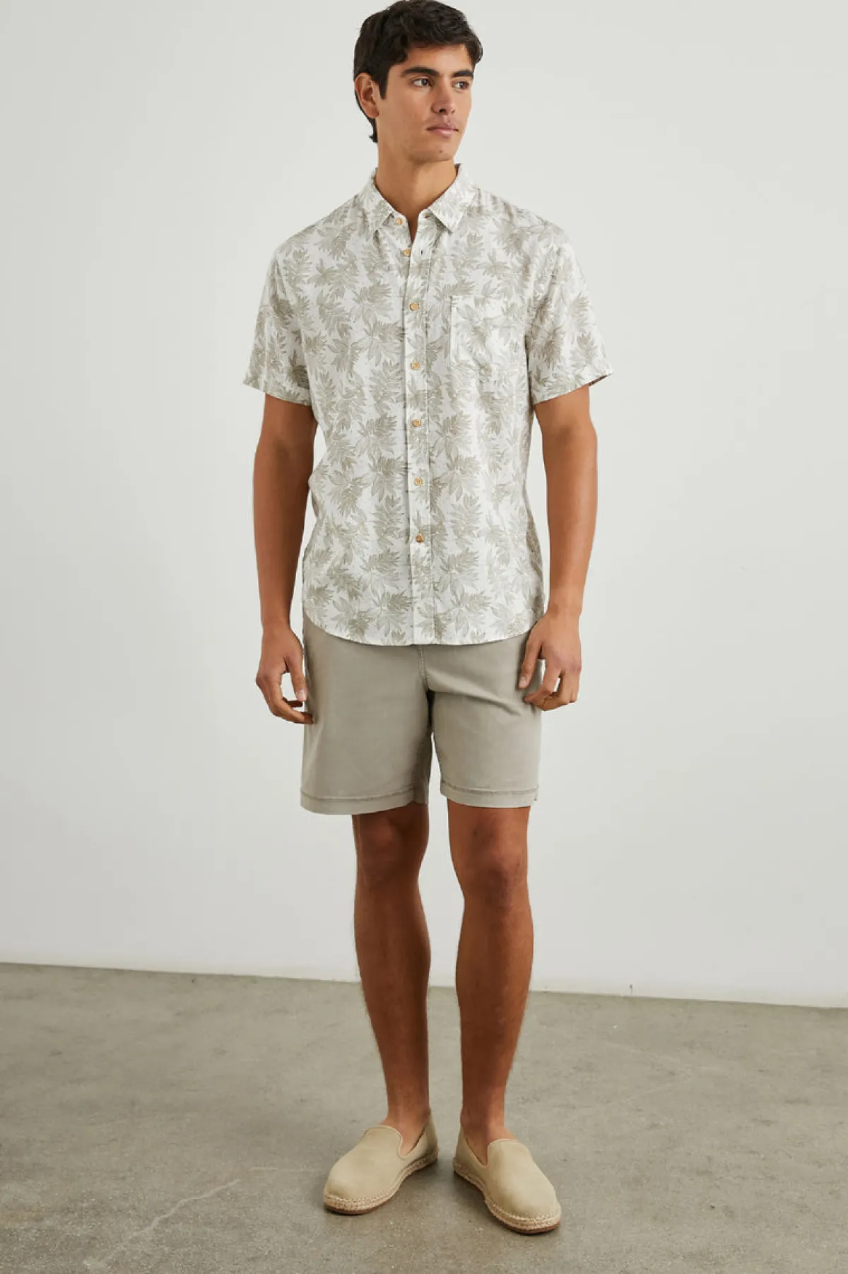 CARSON SHIRT - DOTTED FRONDS SENECA|Rails Hot