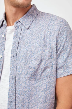CARSON SHIRT - FLORA BLOOM PEACH|Rails Cheap