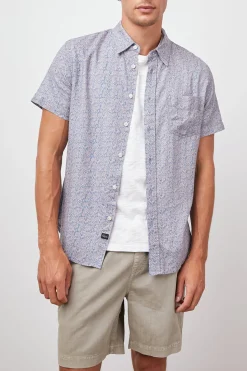CARSON SHIRT - FLORA BLOOM PEACH|Rails Cheap