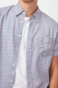 CARSON SHIRT - FLORA BLOOM PEACH|Rails Cheap