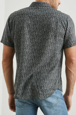CARSON SHIRT - FLOWER CART ONYX|Rails Clearance