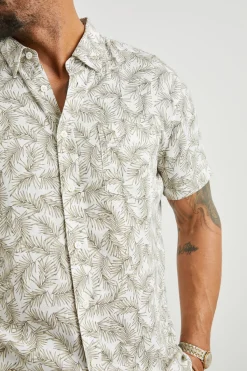 CARSON SHIRT - PALM AMERICANO WHITE|Rails Best Sale