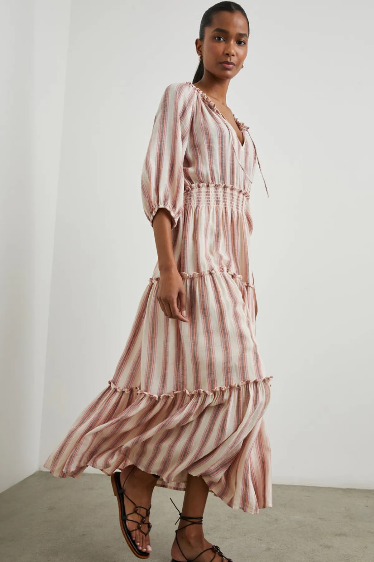 CATERINE DRESS - CAMINO STRIPE|Rails Clearance