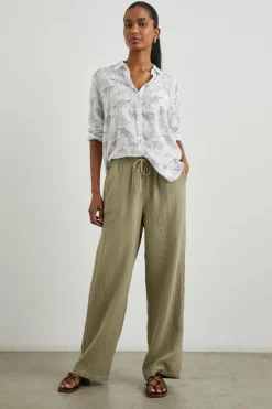 CHARLI SHIRT - IVORY JUNGLE CATS|Rails Outlet