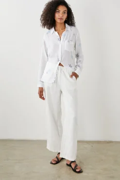 CHARLI SHIRT - NAVY STITCHED STARS|Rails Best