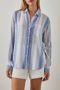 CHARLI SHIRT - NEVIS STRIPE|Rails Clearance