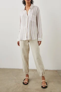 CHARLI SHIRT - SHORE STRIPE|Rails Best