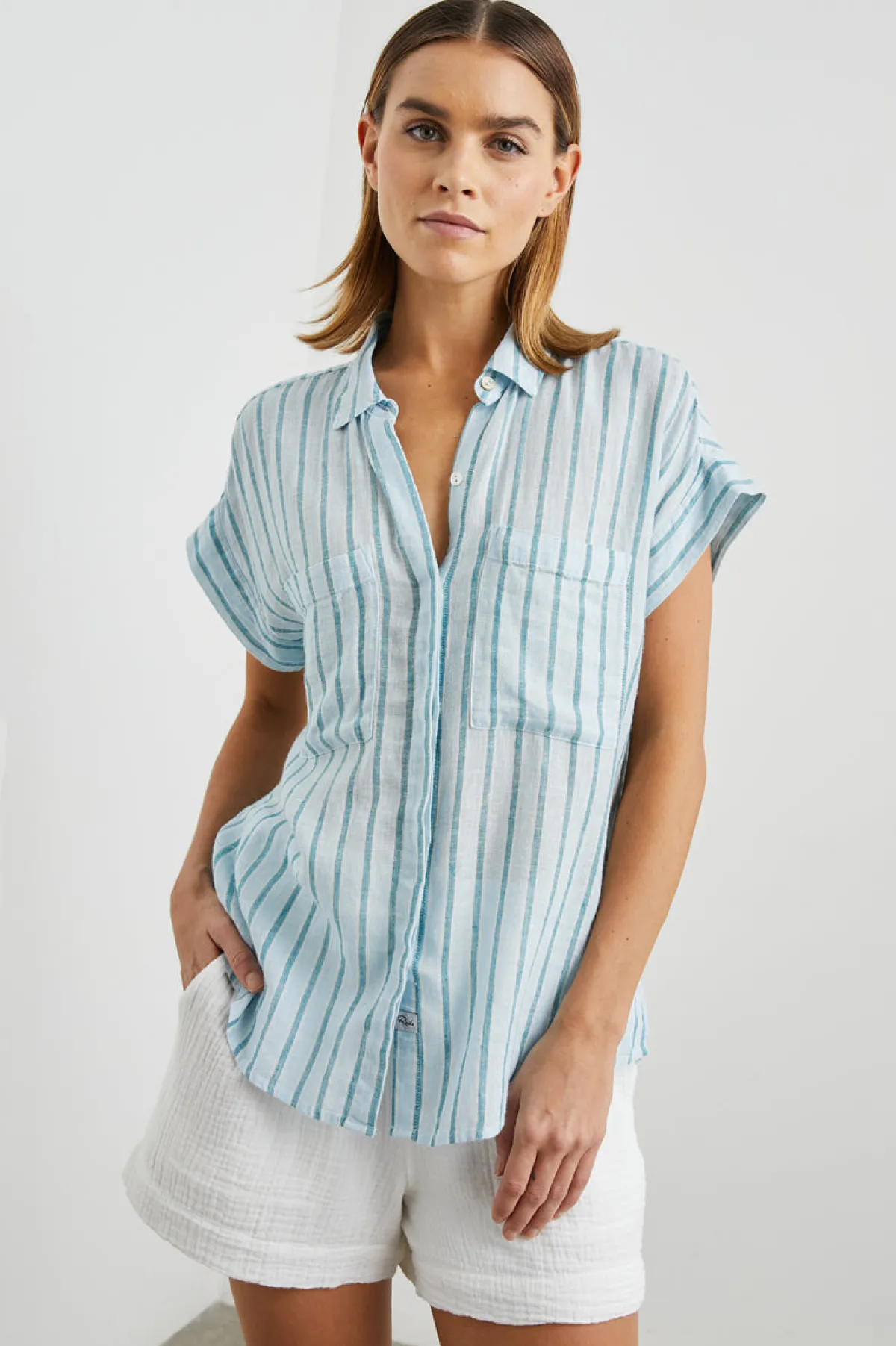 CITO SHIRT - CAMBRIA STRIPE|Rails Flash Sale