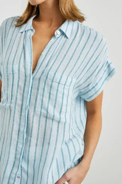 CITO SHIRT - CAMBRIA STRIPE|Rails Flash Sale
