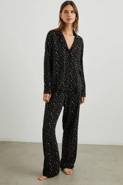 CLARA PAJAMA SET - MIXED RAINBOW STARS|Rails Clearance
