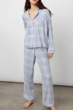 CLARA PAJAMA SET - SKY IVORY MIDNIGHT|Rails Cheap
