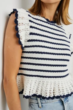 COEN TOP - ANADIA STRIPE|Rails Online
