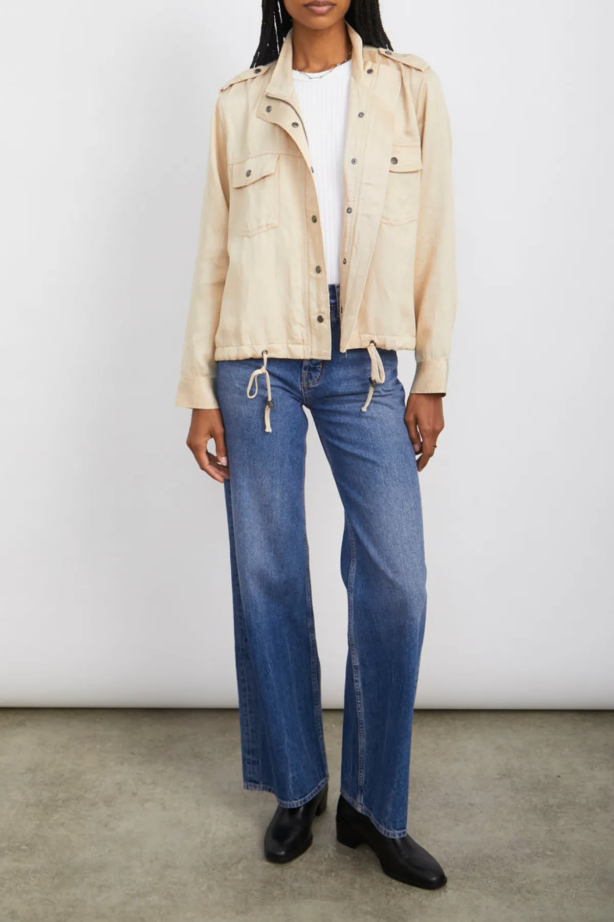 COLLINS JACKET - KHAKI TWILL|Rails Store