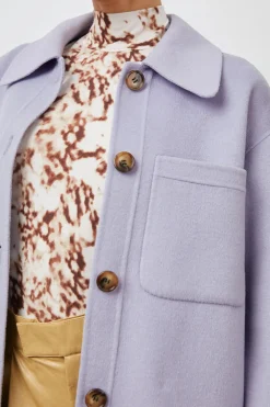 CONNIE SHIRT JACKET - LILAC|Rails Discount