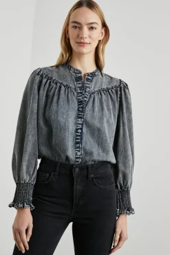 DAPHNE SHIRT - INK WASH|Rails Sale